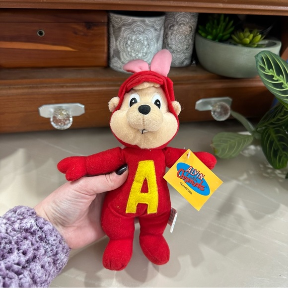 Vintage Alvin and the Chipmunks Easter Bunny Plush Toy Network - Picture 2 of 6